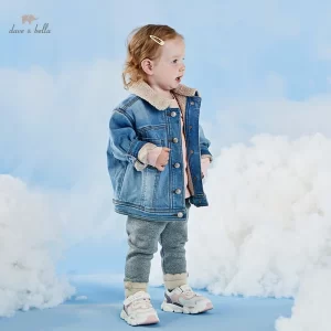 Dave Bella Children Parkas Winter Jacket For Boys Girls Warm Top Coat Kids De Jackets Baby Denim DB4222852
